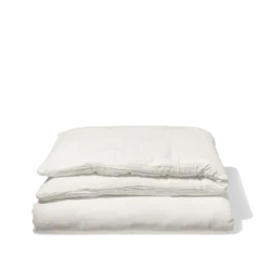 Housse De Couette En Gaze De Coton - Blanc De Meudon -Décoration D'intérieur housse de couette en gaze de coton blanc de meudon 28236216926403