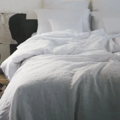 Housse De Couette En Lin Lavé - Blanc Optique