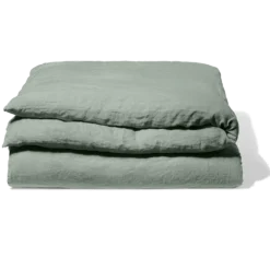 Housse De Couette En Lin Lavé - Vert Céladon -Décoration D'intérieur housse de couette en lin lave vert celadon 28483330572483