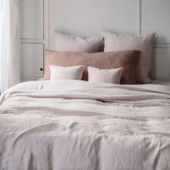 Taie XL En Lin Lavé - Rose Argile 9 Taie XL En Lin Lavé - Rose Argile -Décoration D'intérieur inspi xl argile1 2