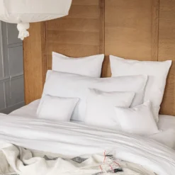 Taie XL En Lin Lavé - Blanc Optique