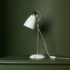 Lampe De Table Bone En Porcelaine