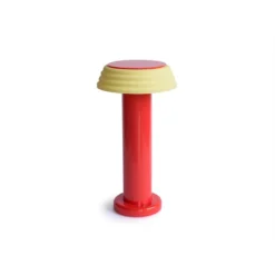 Lampe Portable Rechargeable - Rouge Jaune - Sowden -Décoration D'intérieur lampe rouge jaune