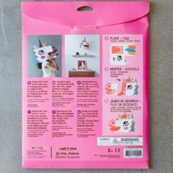 Masque 3D à Colorier - Lily -Décoration D'intérieur licorne