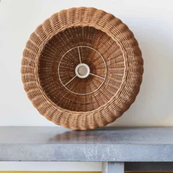 Abat-jour En Rotin Tressé 5 Abat-jour En Rotin Tressé -Décoration D'intérieur lustre 1