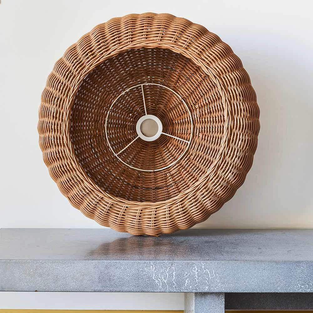 Abat-jour En Rotin Tressé 3 Abat-jour En Rotin Tressé – Image 3