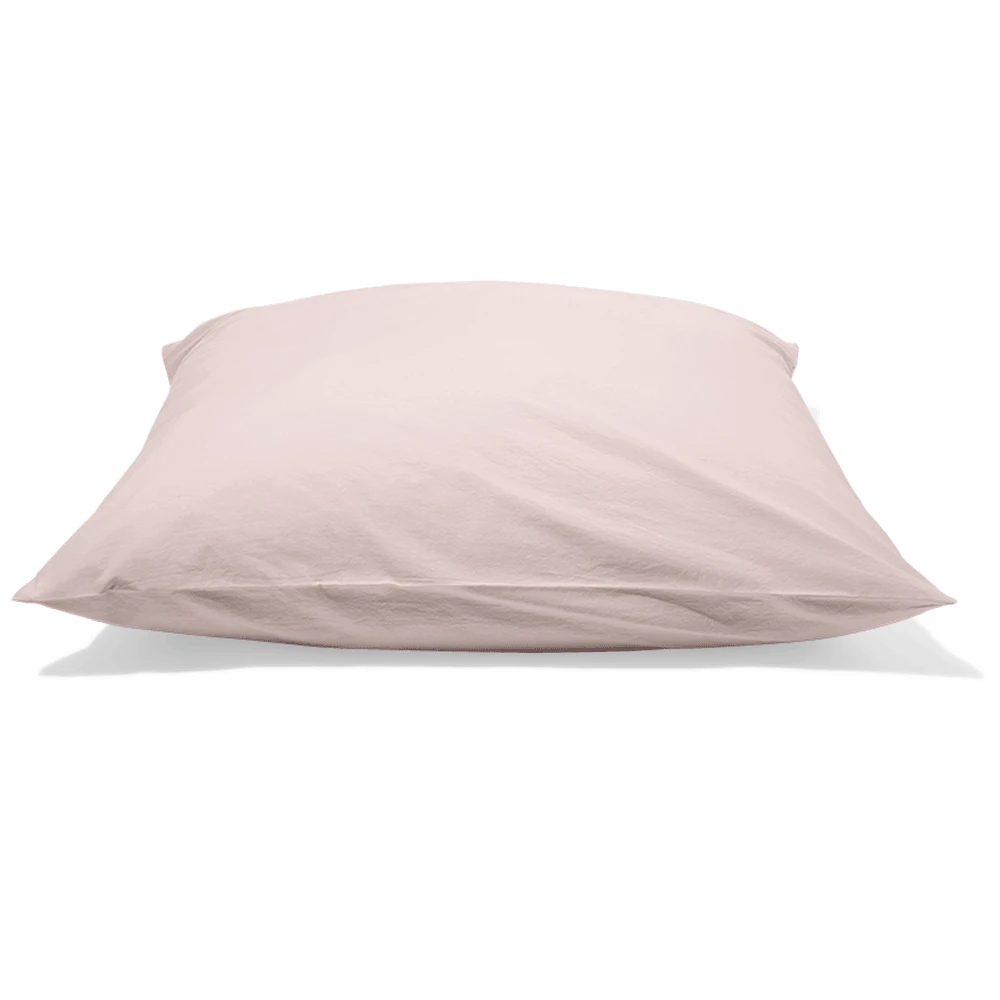 Taie D'oreiller En Coton Percale - Rosé Poudré 12 Taie D'oreiller En Coton Percale - Rosé Poudré – Image 12