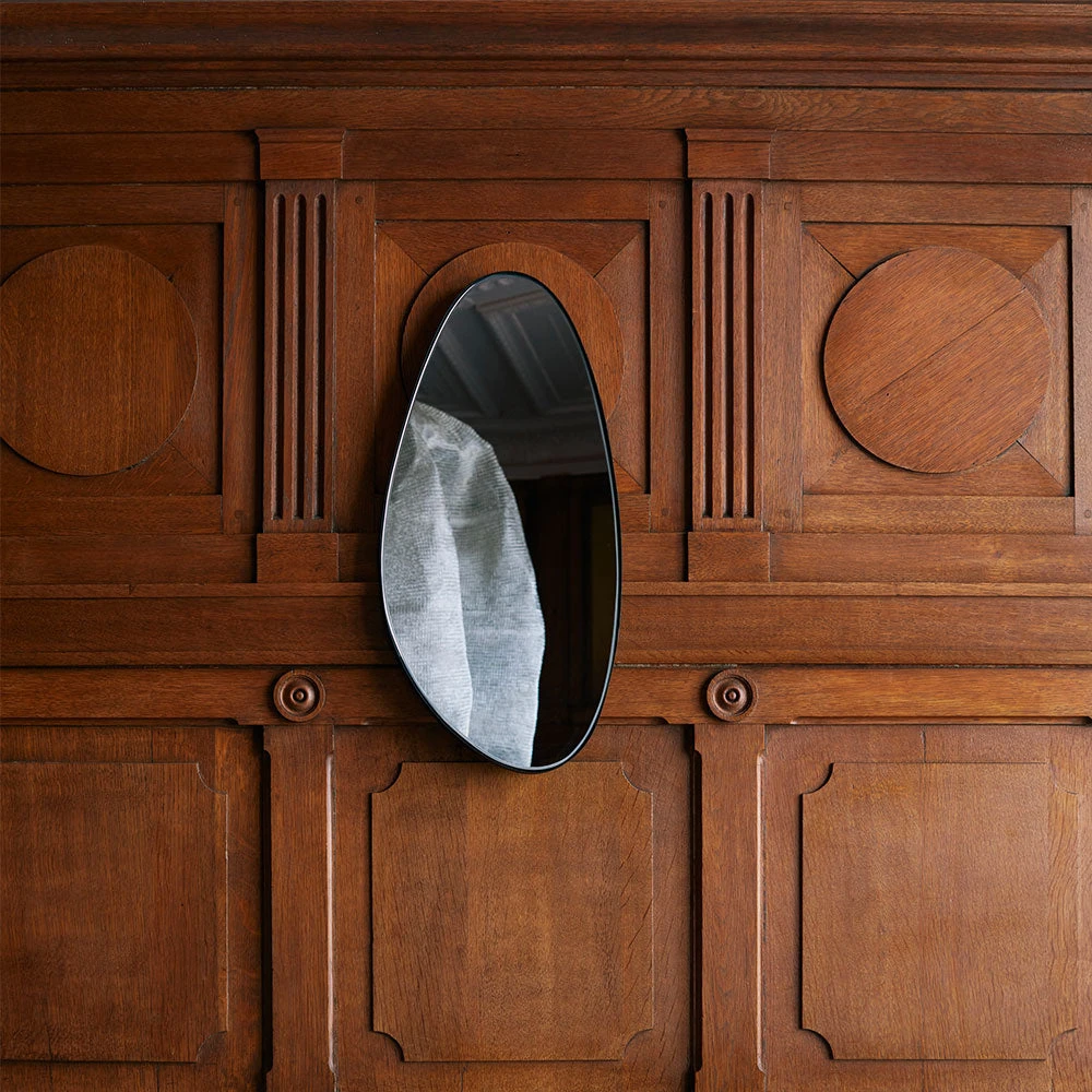 Miroir Ovale - Noir 1 Miroir Ovale - Noir