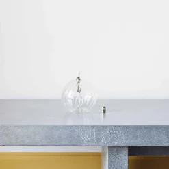 Lampe à Huile Sphère Striée