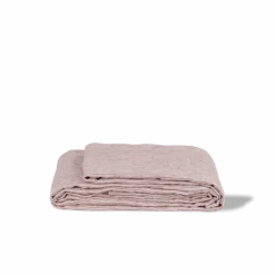 Drap Plat En Lin Lavé - Rayures Chemise Rouge Pompei -Décoration D'intérieur packshot EL AH234699 Modifiercopie scaled