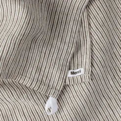 Drap Plat En Lin Lavé - Rayures Chemise Brun Posillipo -Décoration D'intérieur packshot EL AH234773 0986f80e fe82 4925 981e ffeb034b2fac