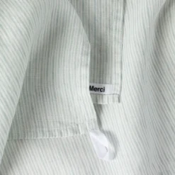 Drap Plat En Lin Lavé - Rayures Chemise Gris Vésuve -Décoration D'intérieur packshot EL AH234779 1a30fa01 b259 4cf8 b27e 8fa38b228219