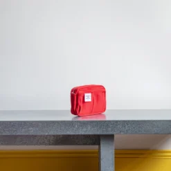 Trousse En Toile - Rouge -Décoration D'intérieur packshot merci 190320233249