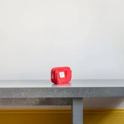 Trousse En Toile - Rouge -Décoration D'intérieur packshot merci 190320233274