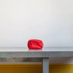 Trousse En Toile - Rouge -Décoration D'intérieur packshot merci 190320233276