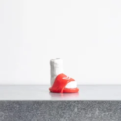 Bougeoir En Céramique - Claquette Nike - Rouge