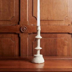 Bougeoir Anneaux En Papier Mâché