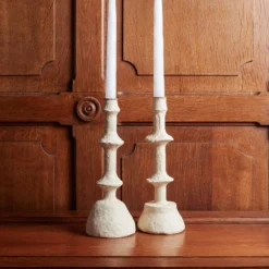 Bougeoir Anneaux En Papier Mâché -Décoration D'intérieur papier macher bougeoir fam bougie