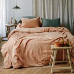 Housse De Couette En Gaze De Coton - Brun Haussmann