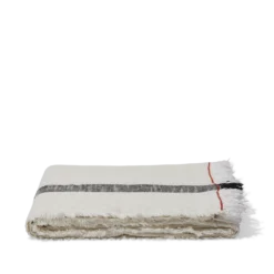 Plaid En Lin Lavé - Écru -Décoration D'intérieur plaid en lin lave ecru 28164696178883