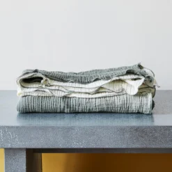 Plaid Philo 3 Tye Dye - Kaki -Décoration D'intérieur plaid kaki 1