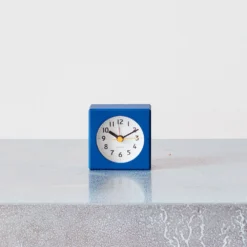 Petit Réveil Carré - Bleu