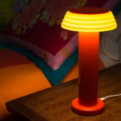 Lampe Portable Rechargeable - Rouge Jaune - Sowden -Décoration D'intérieur rouge jaune 4