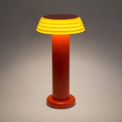 Lampe Portable Rechargeable - Rouge Jaune - Sowden -Décoration D'intérieur rouge jaune2
