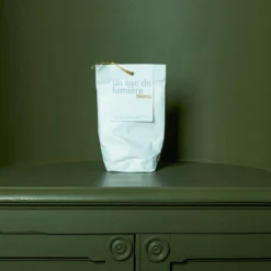 Set De 4 Lanternes En Papier - Blanc Et Or -Décoration D'intérieur sac lumiere gold 6