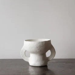 Vase Earth - Blanc