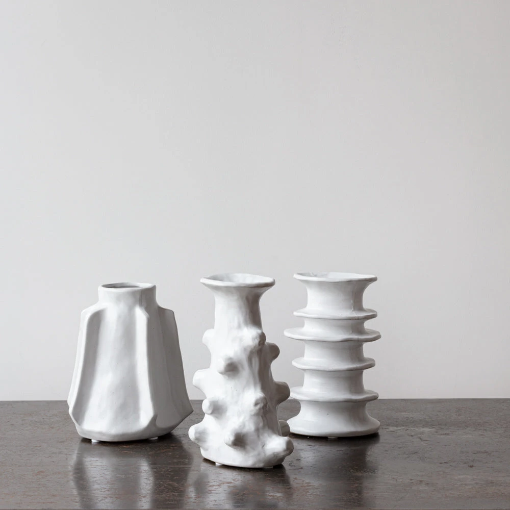 Vase Billy 04 - Blanc 6 Vase Billy 04 - Blanc – Image 6