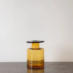 Vase Wind & Fire - Ambre Et Noir -Décoration D'intérieur serax packshot mm0129