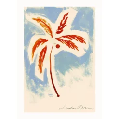 Affiche Stormy Palm - Paper Collective