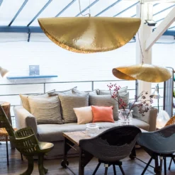 Lampe Suspension Brass - Doré