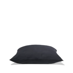 Taie D'oreiller En Lin Lavé - Bleu Encre -Décoration D'intérieur taie d oreiller en lin lave bleu encre 28236250316995