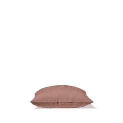 Taie D'oreiller En Lin Lavé - Rose Argile -Décoration D'intérieur taie d oreiller en lin lave rose argile 28261847466179