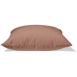 Taie D'oreiller En Lin Lavé - Rose Argile -Décoration D'intérieur taie d oreiller en lin lave rose argile 28481844347075