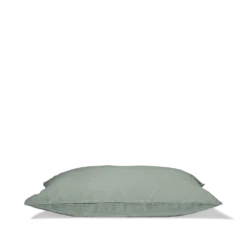 Taie D'oreiller En Lin Lavé - Vert Céladon -Décoration D'intérieur taie d oreiller en lin lave vert celadon 28164736450755