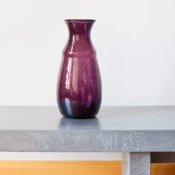 Vase Haut En Verre Recyclé - Violet